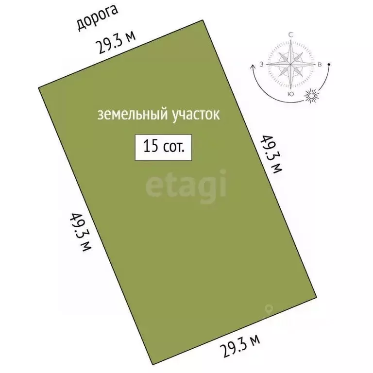 Участок в Тюменская область, Нижнетавдинский муниципальный округ, с. ... - Фото 2