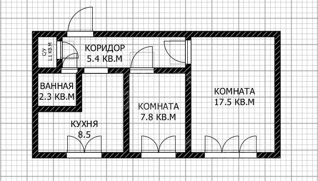 2-к кв. Оренбургская область, Оренбург Южный мкр, ул. Запорожская, 68 ... - Фото 1