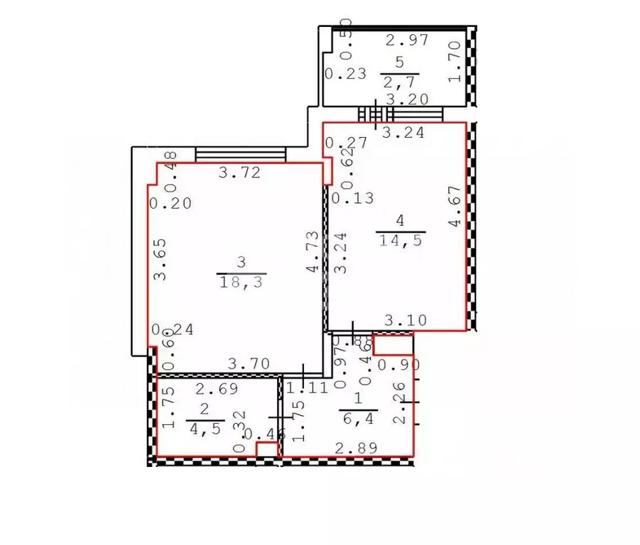 1-к кв. Московская область, Егорьевск Заречье мкр, 21 (43.7 м) - Фото 2