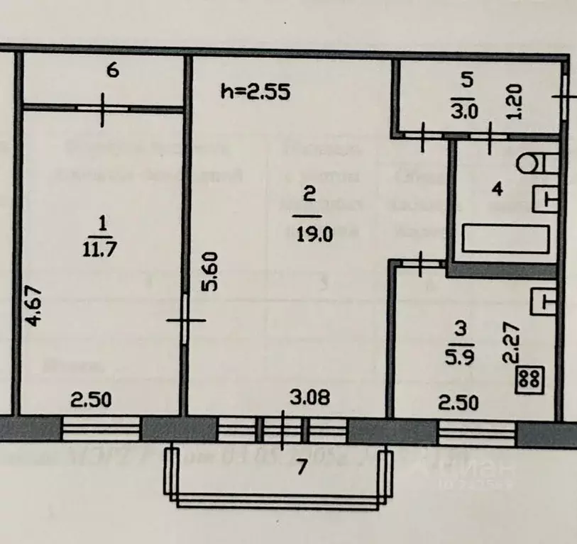 2-к кв. Московская область, Раменское ул. Гурьева, 3 (44.7 м) - Фото 2