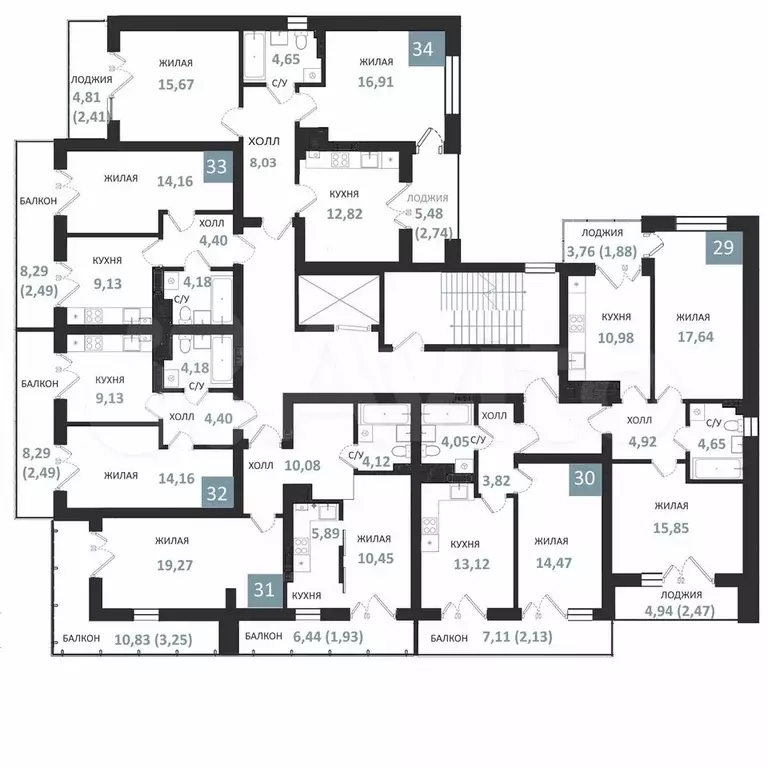 2-к. квартира, 55 м, 5/5 эт. - Фото 1