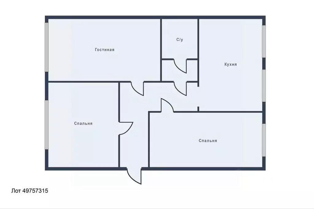 3-к кв. Москва наб. Тараса Шевченко, 1 (80.0 м) - Фото 1