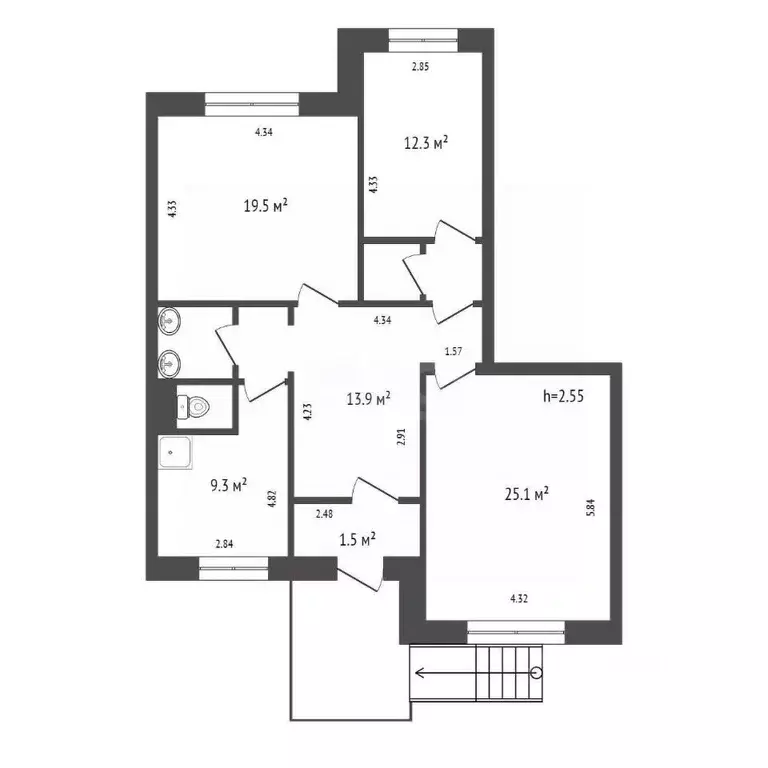 Офис в Красноярский край, Красноярск ул. Чернышевского, 106 (93 м) - Фото 2