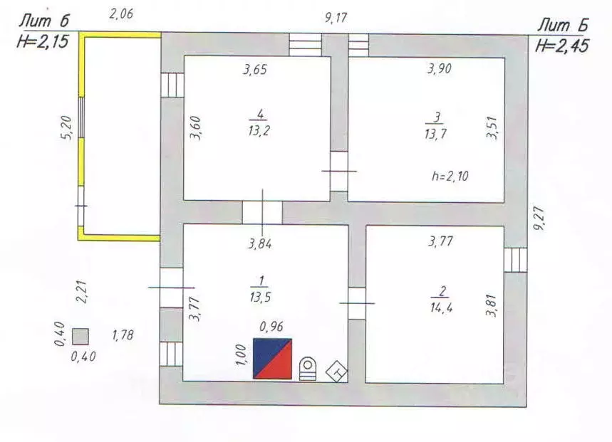 Дом в Хабаровский край, Хабаровск Луговая ул., 1 (123 м) - Фото 2