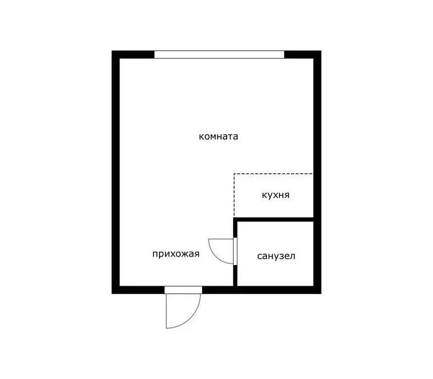 Квартира, студия, 30 м - Фото 1