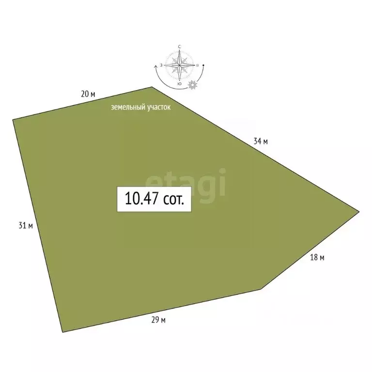 Участок в Алтай, Майминский район, с. Подгорное Центральная ул. (10.47 ... - Фото 1