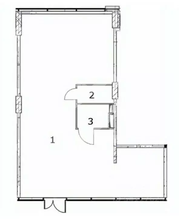 Помещение свободного назначения в Москва ул. Петра Кончаловского, 5 ... - Фото 2
