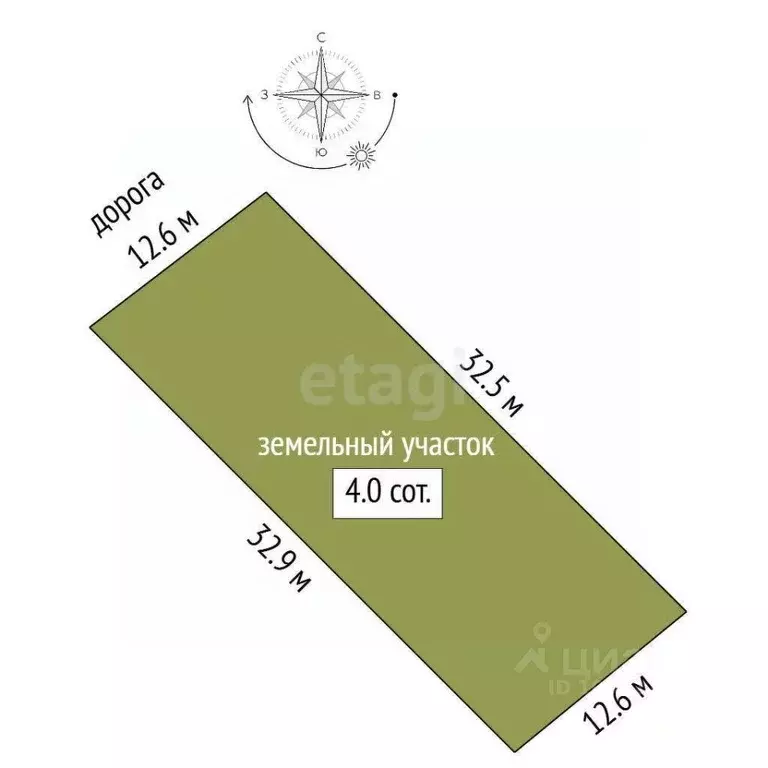 Участок в Башкортостан, Стерлитамакский район, Отрадовский сельсовет, ... - Фото 0