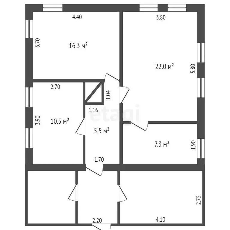 Дом, 61.6 м - Фото 0