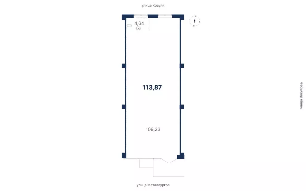 Помещение свободного назначения (113.87 м) - Фото 1