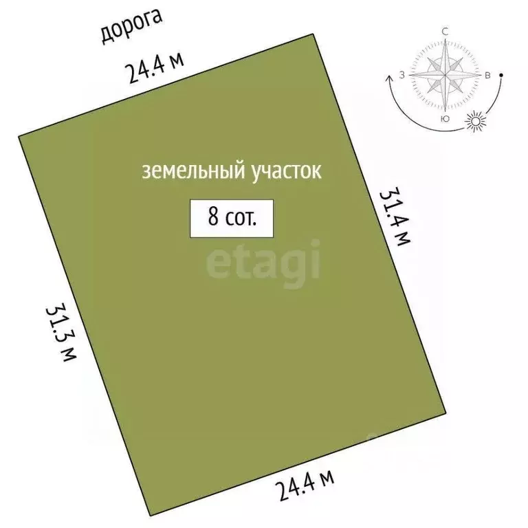 Участок в Тюменская область, Тюменский район, с. Кулига, Сказка кп  ... - Фото 0