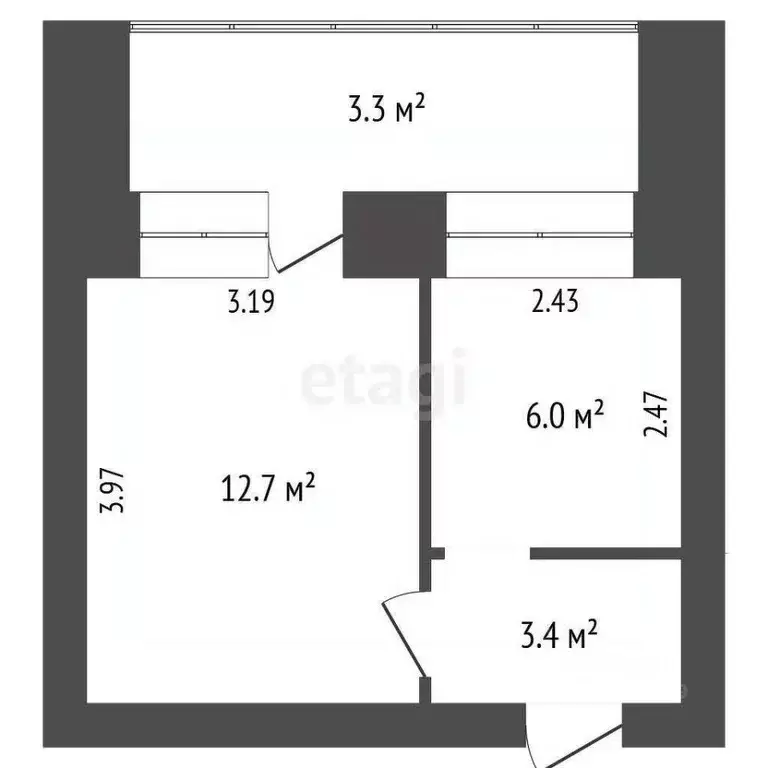 Комната Архангельская область, Архангельск ул. Урицкого, 70 (12.7 м) - Фото 2