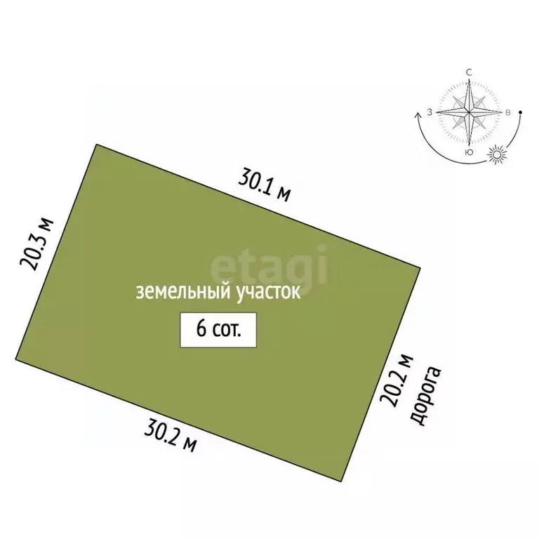 Участок в Крым, Ленинский район, Семисотское с/пос, с. Каменское ул. ... - Фото 1