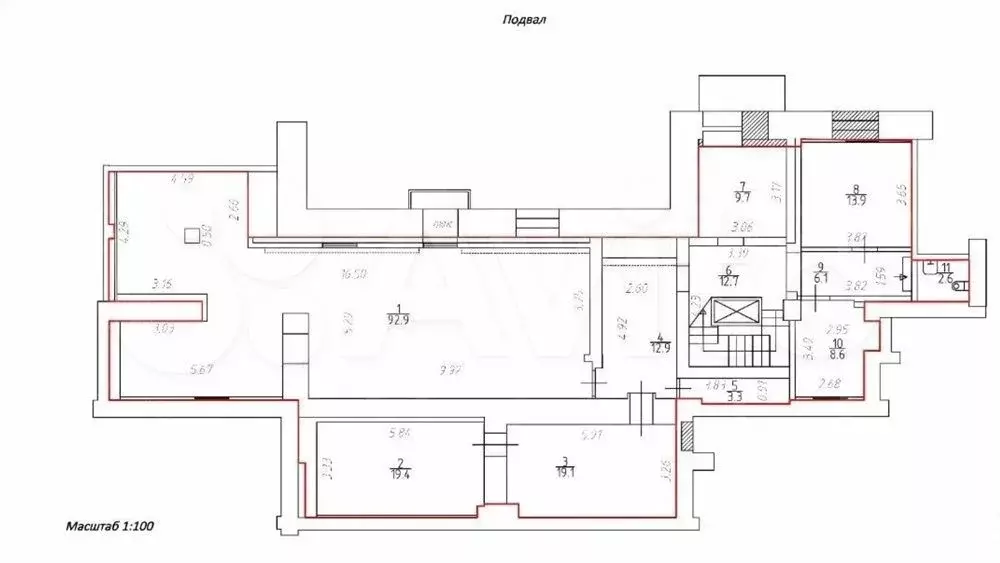 Аренда ПСН 400 м2 м. Нагатинская в юао - Фото 1