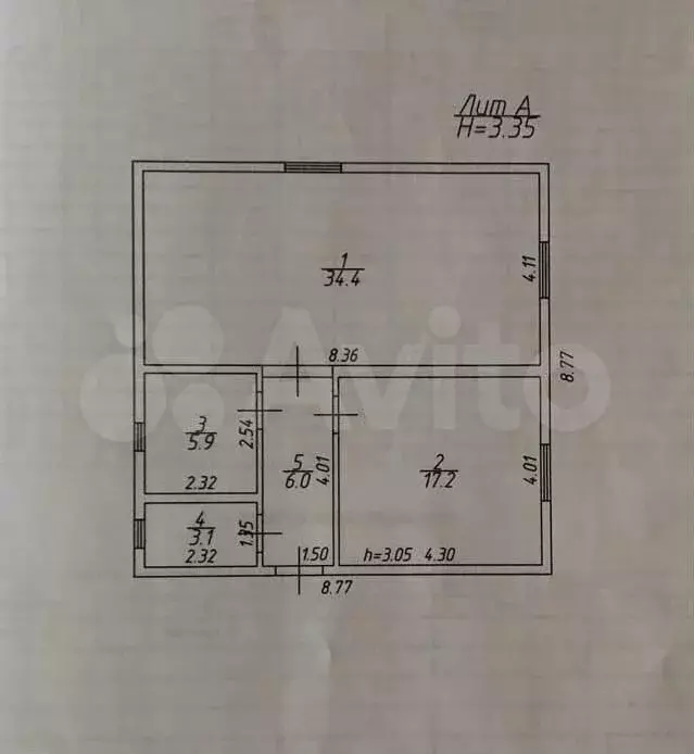 Дом 70 м на участке 4 сот. - Фото 1