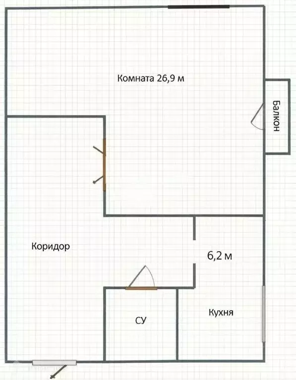 1-к кв. Санкт-Петербург Тихорецкий просп., 22К2 (39.3 м) - Фото 2