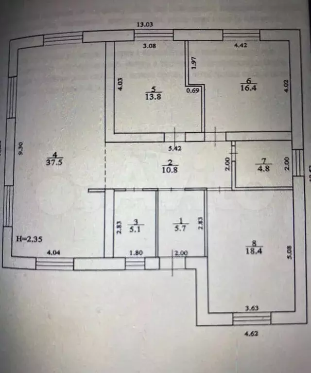 Дом 112,5 м на участке 6,2 сот. - Фото 0
