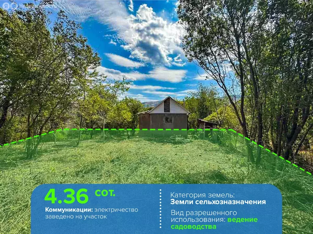 Участок в Симферопольский район, ДП Строитель (4.36 м) - Фото 2