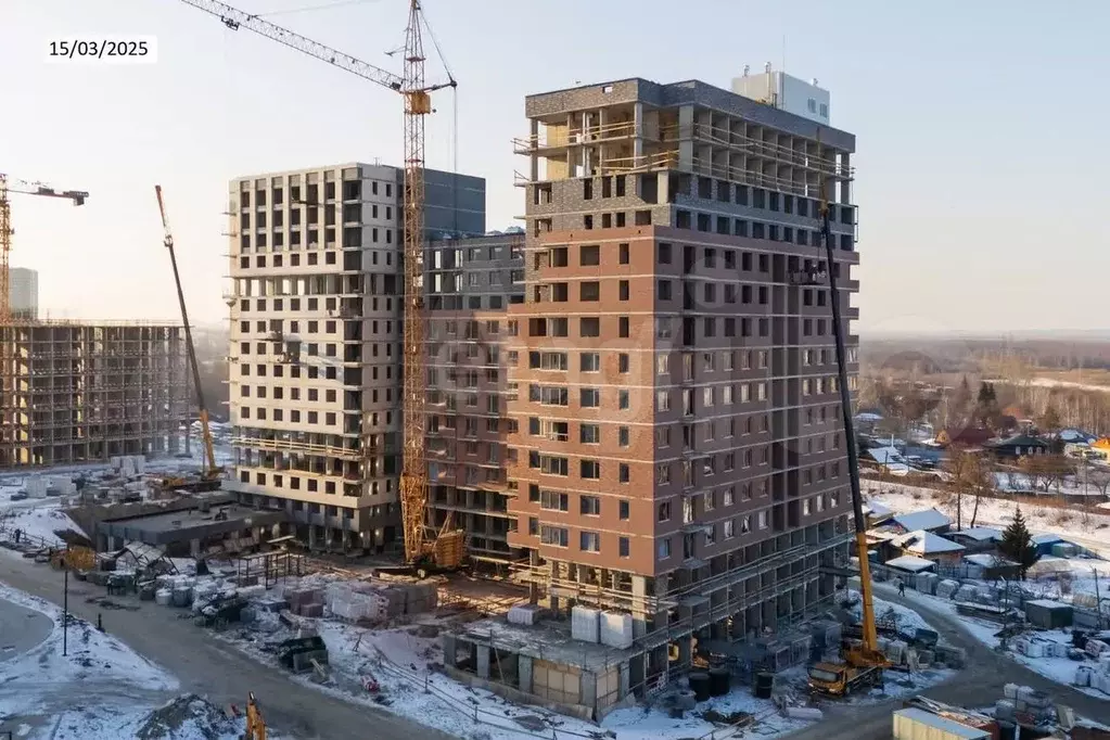 Квартира-студия, 25,3 м, 4/16 эт. - Фото 1