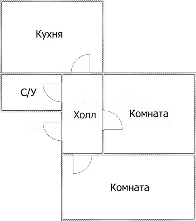 2-к. квартира, 43 м, 3/5 эт. - Фото 0