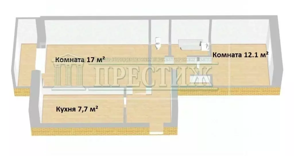 2-к кв. Ивановская область, Шуя ул. Генерала Белова, 31 (52.0 м) - Фото 1