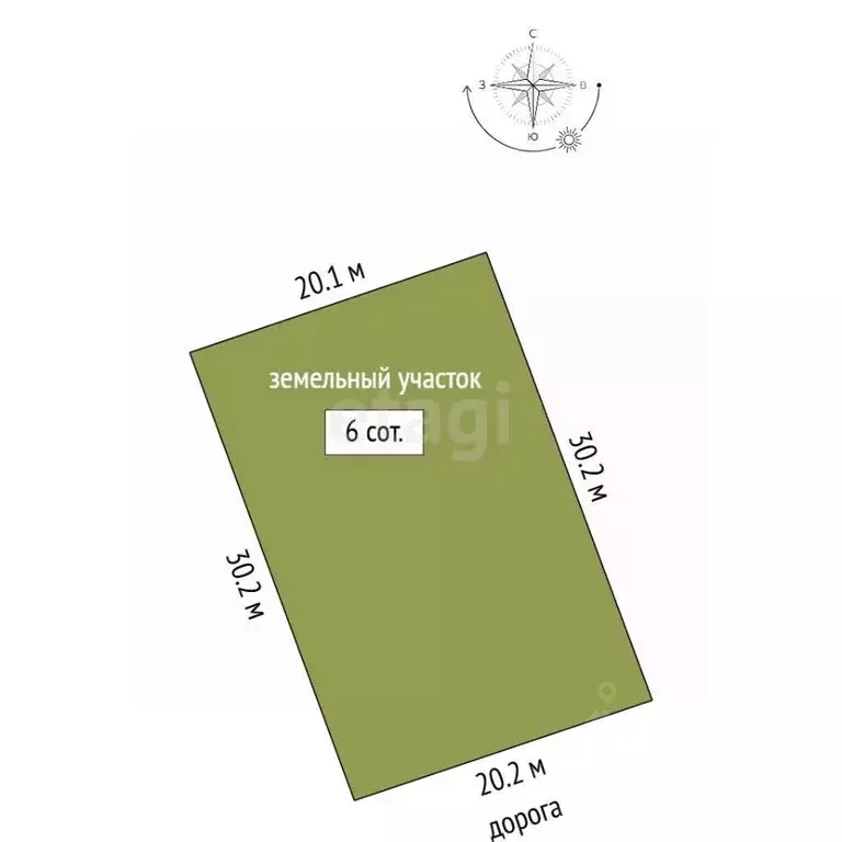 Участок в Татарстан, Альметьевск ул. Шамиля Надырова, 51 (6.0 сот.) - Фото 1