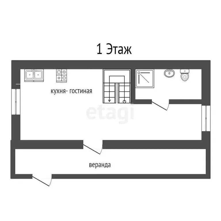Дом в Тюменский муниципальный округ, деревня Якуши, КП Теремки (80 м) - Фото 1