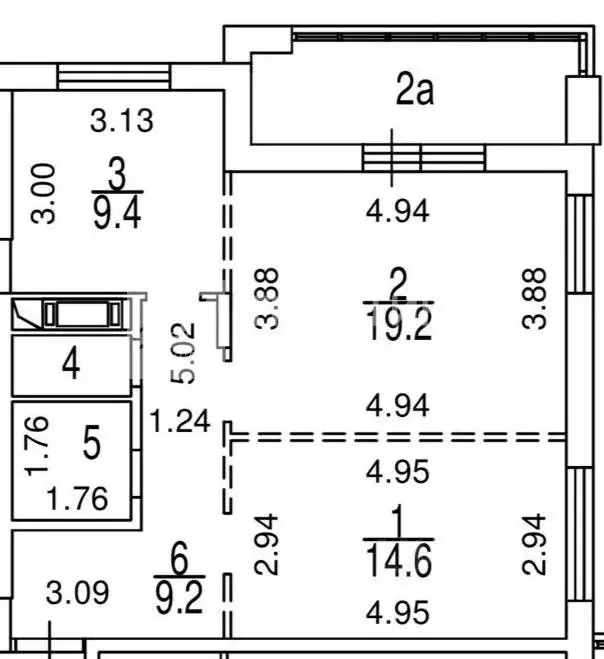 2-к кв. Москва Никитинская ул., 10 (57.1 м) - Фото 2