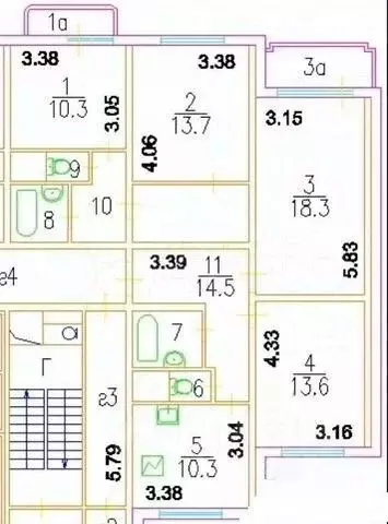 4-к кв. Москва ул. Бутлерова, 4 (93.0 м) - Фото 2