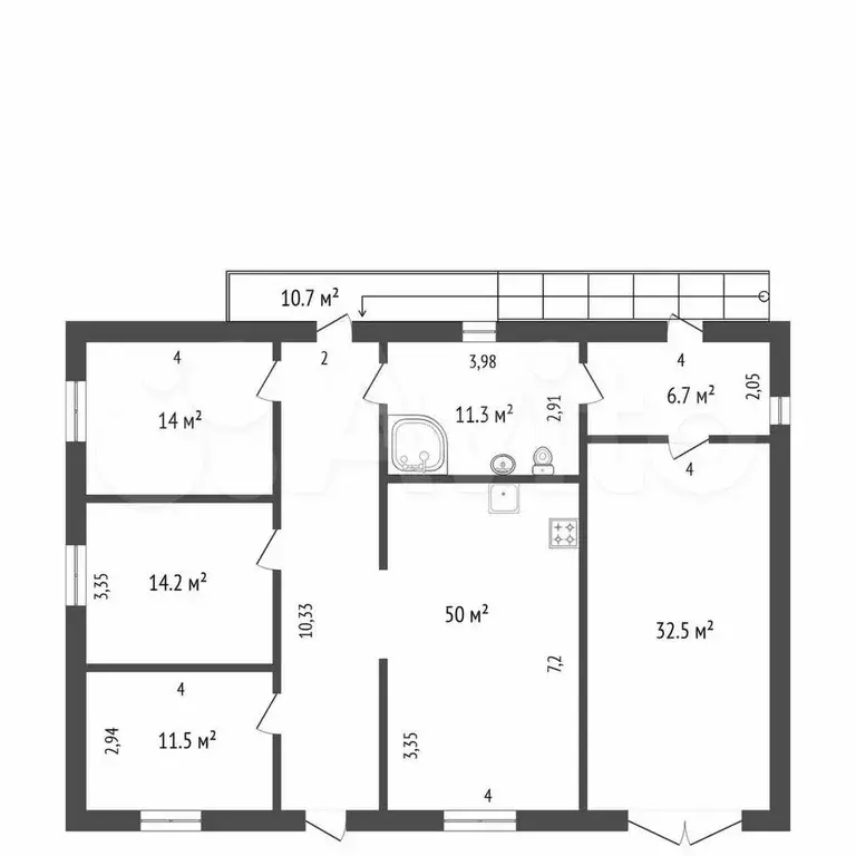 Дом 161,4 м на участке 8,53 га - Фото 1