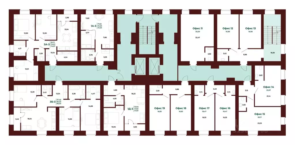 Офис в Пензенская область, Пенза Тернопольская ул., 20 (17 м) - Фото 1