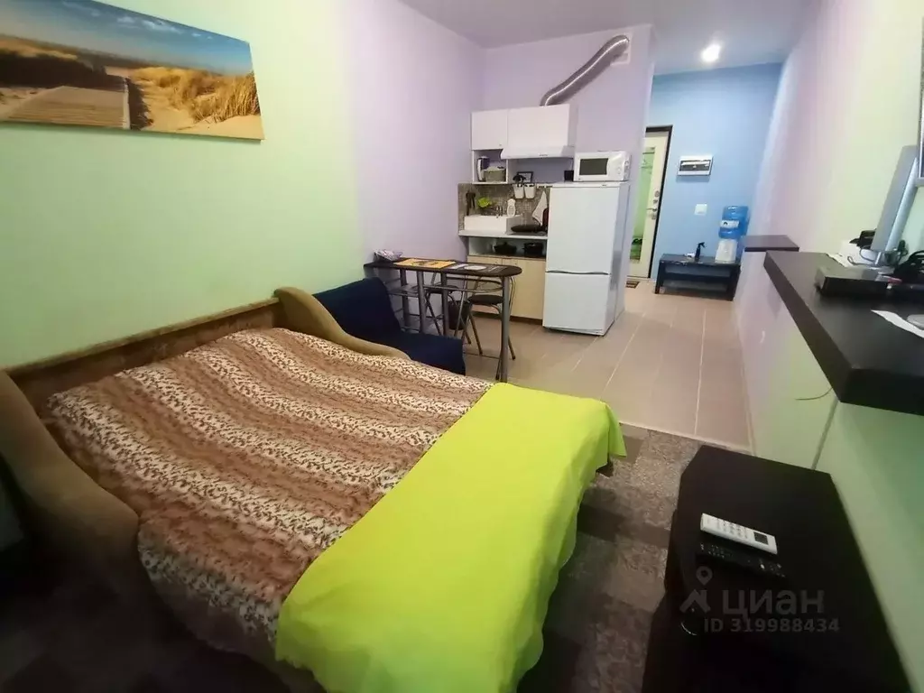 Студия Краснодарский край, Краснодар ул. Душистая, 60к2 (23.1 м) - Фото 0