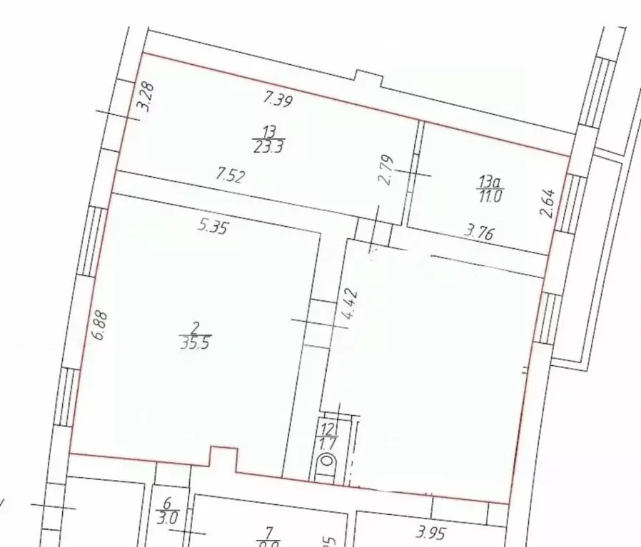 Торговая площадь в Москва ул. Довженко, 6 (101 м) - Фото 2