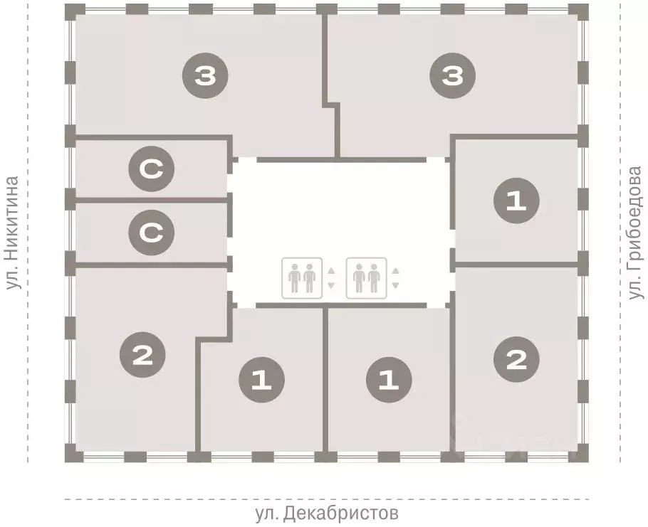 Студия Новосибирская область, Новосибирск ул. Никитина, 10к5 (21.9 м) - Фото 0