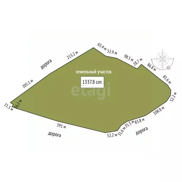 Участок в Самарская область, Новокуйбышевск  (133.78 сот.) - Фото 2