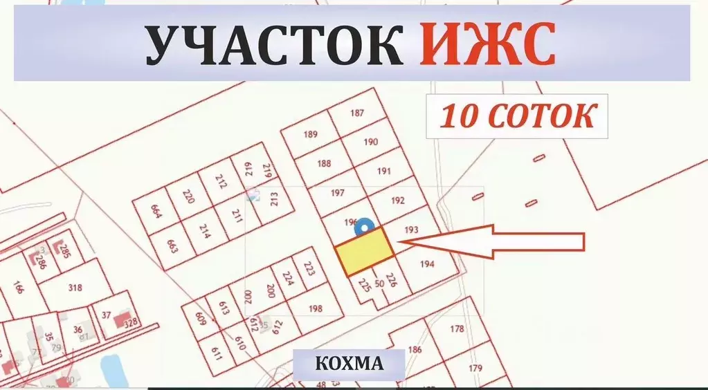 Участок в Ивановская область, Кохма  (10.0 сот.) - Фото 0