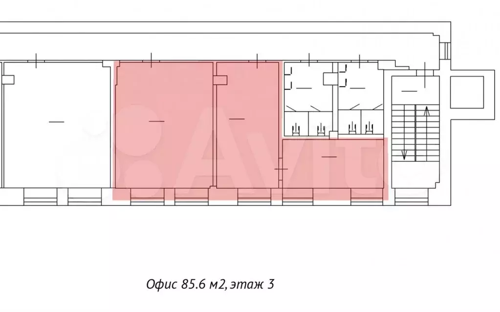 Собственник. 85 м2. Офисный блок у метро - Фото 1