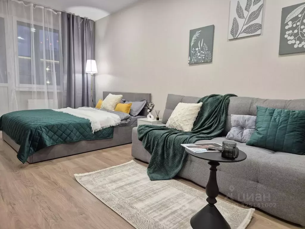 1-к кв. Краснодарский край, Краснодар 9-й километр мкр, ул. ... - Фото 1