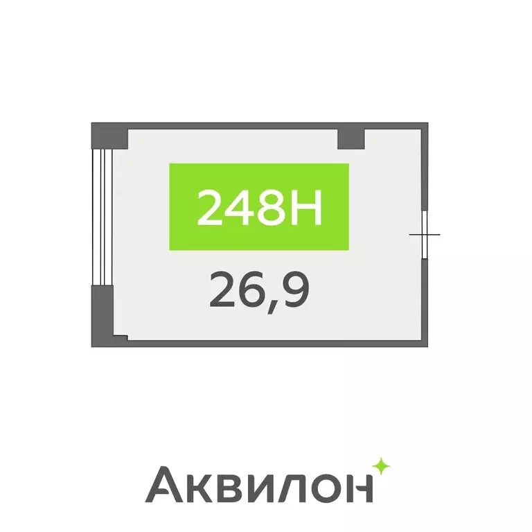 Помещение свободного назначения (26.9 м) - Фото 1