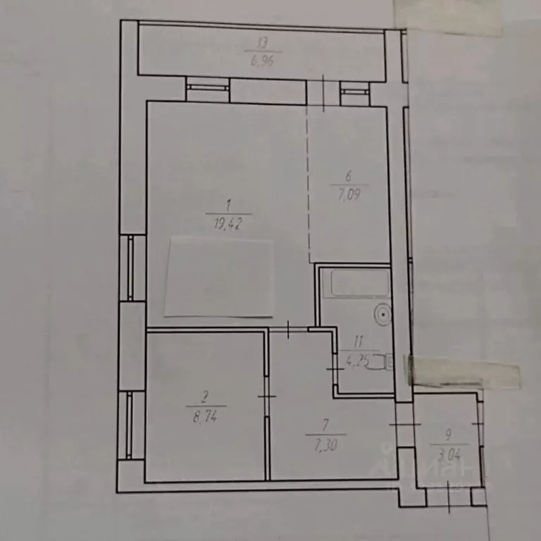 2-к кв. Саха (Якутия), Якутск Загородный кв-л, ул. Бабушкина, 8/5 ... - Фото 1