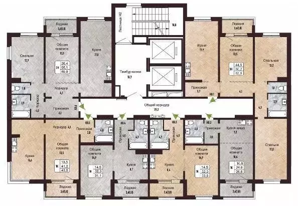 1-к кв. Новосибирская область, Новосибирск Рельефная ул., 106 (34.1 м) - Фото 2