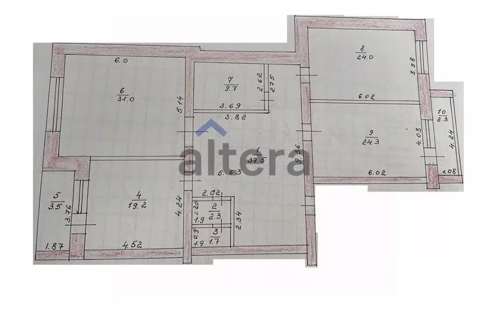 3-к кв. Татарстан, Казань ул. Вишневского, 22 (155.5 м) - Фото 2