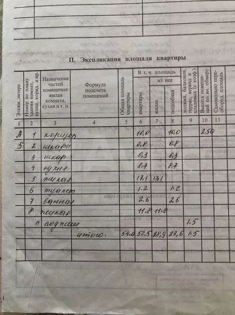 2-к. квартира, 52м, 5/5эт. - Фото 0