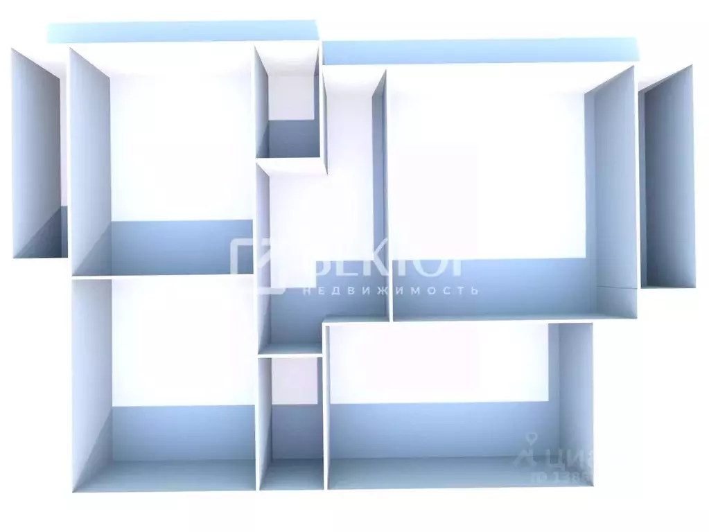 3-к кв. Костромская область, Кострома ул. Ленина, 96А (79.0 м) - Фото 2