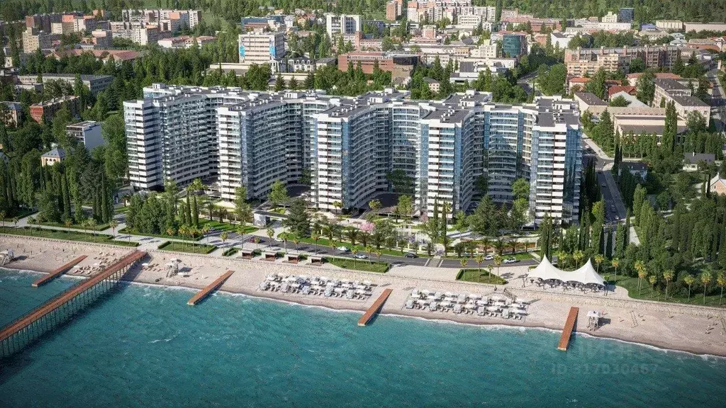 1-к кв. Краснодарский край, Сочи ул. Просвещения, 32 (48.1 м) - Фото 0