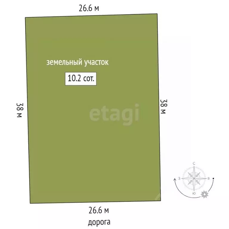 Участок в Хабаровский край, Хабаровский район, с. Дружба  (10.2 сот.) - Фото 2