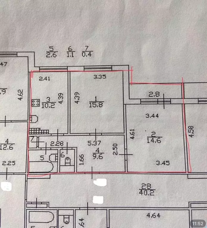 2-к кв. Санкт-Петербург Малая Бухарестская ул., 3 (54.3 м) - Фото 2