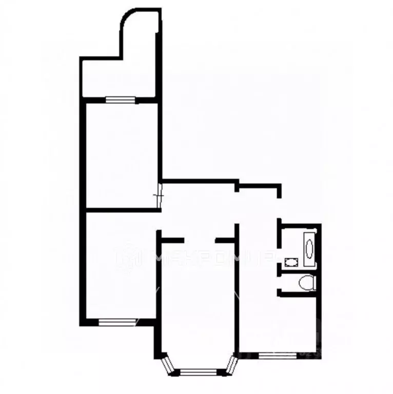 3-к кв. Москва Братиславская ул., 10 (80.0 м) - Фото 1