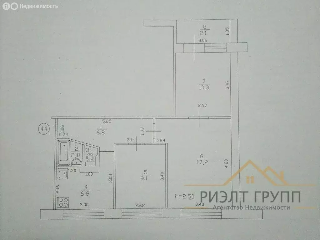 3-комнатная квартира: Казань, улица Латышских Стрелков, 29 (55.1 м) - Фото 1