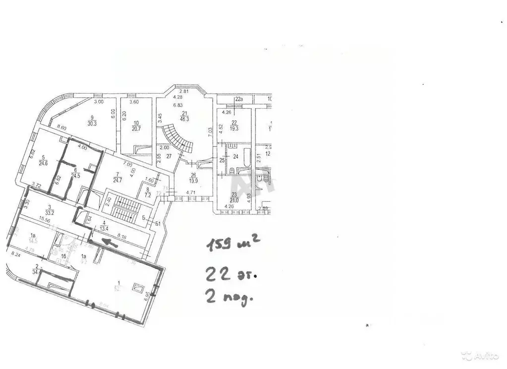 Офис в Москва Грохольский пер., 28 (160 м) - Фото 2